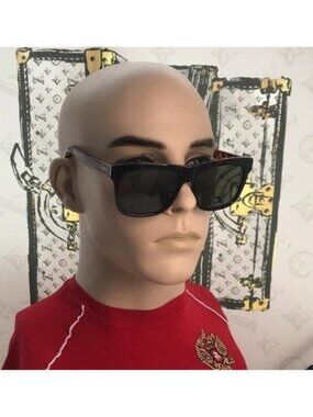 Authentic ✨ Brand New Gucci GG0158SN 002 Square Sunglasses – Tortoise Frame with